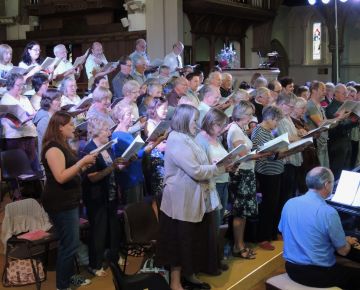 Rehearsing Chilcott, June 2015, Holy Trinity Church